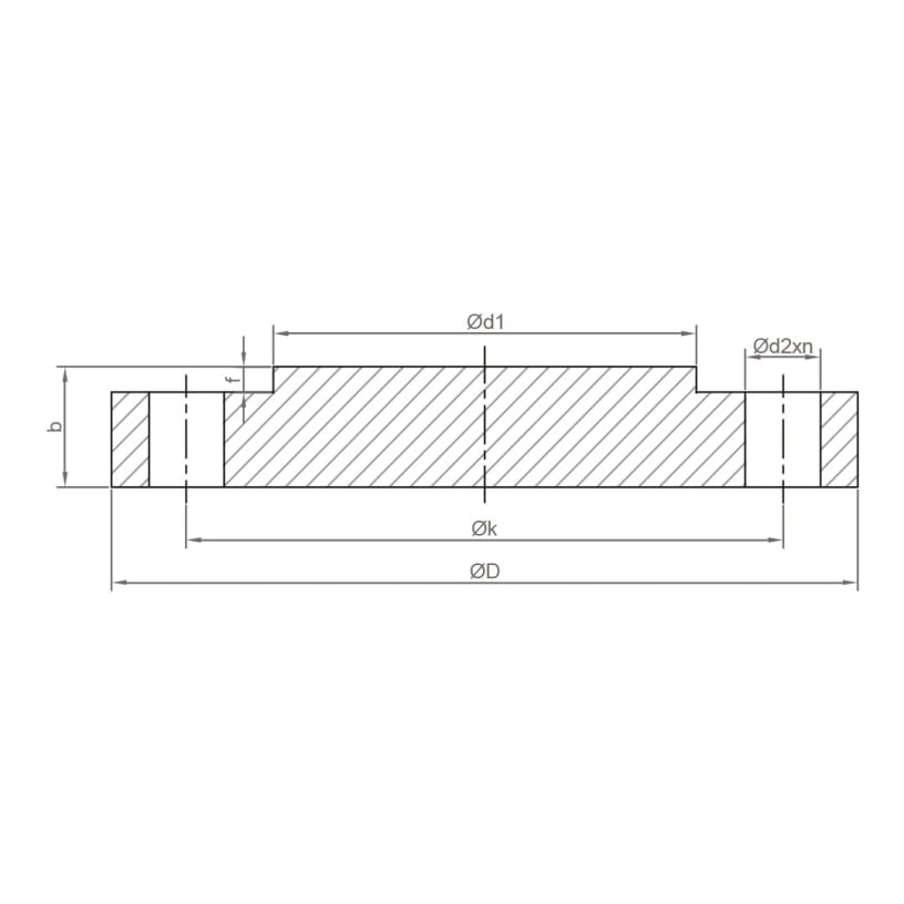 300 LB Kor Flans Teknik Resim01
